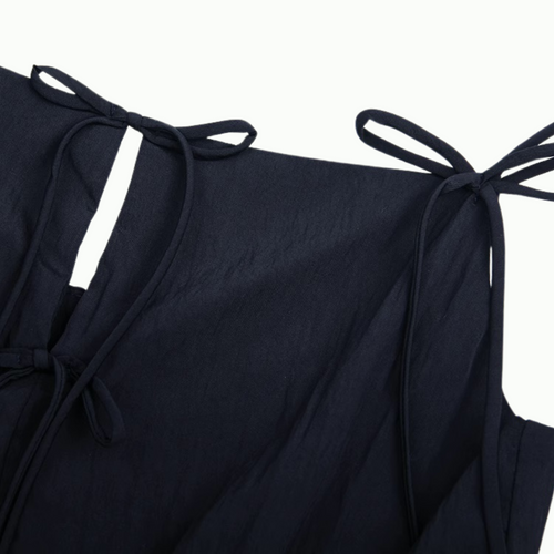 Halterneck Camisole – Summer Bow Waist Vest Top, Women’s Temperament Sleeveless Shirt